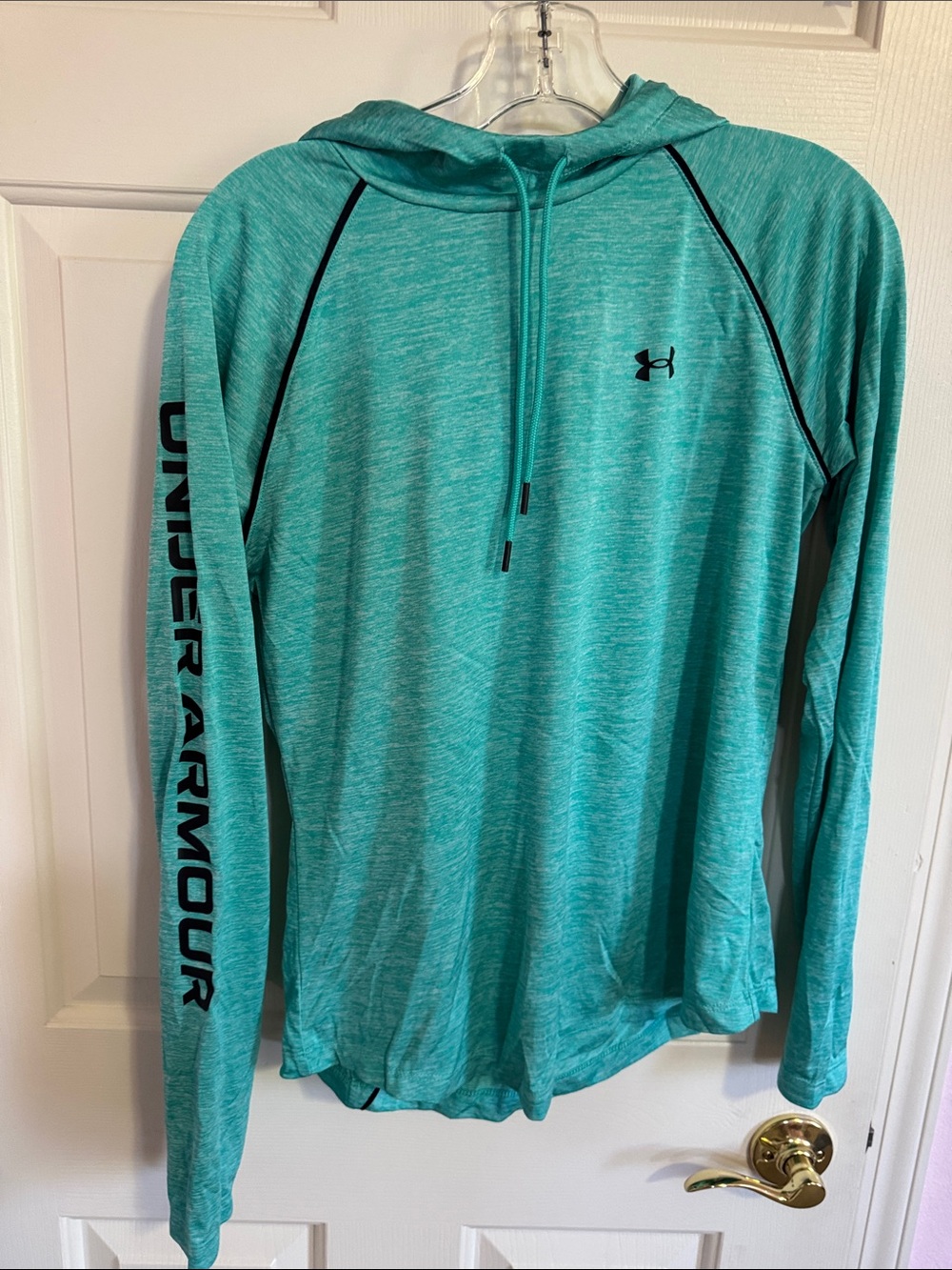 Under Armour Teal Hooded Long-Sleeve Pullover